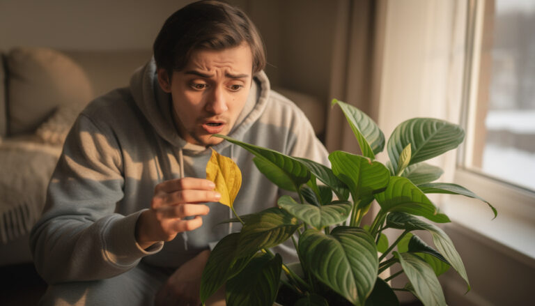 It’s not water: the subtle, shocking reason yellowing leaves appear in healthy winter houseplants