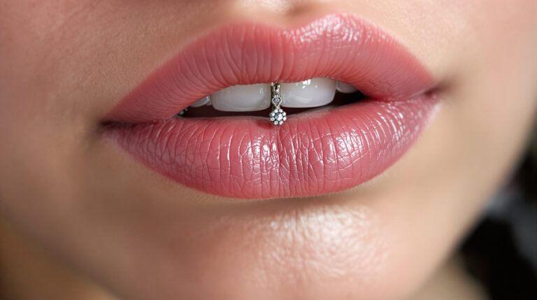 The “Vertical Labret”: Why This Lip Piercing Is Taking Over TikTok Right Now
