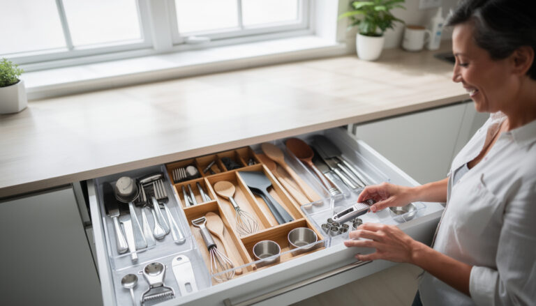 The best way to organise your messy kitchen drawers once and for all (they’ll never be cluttered again)