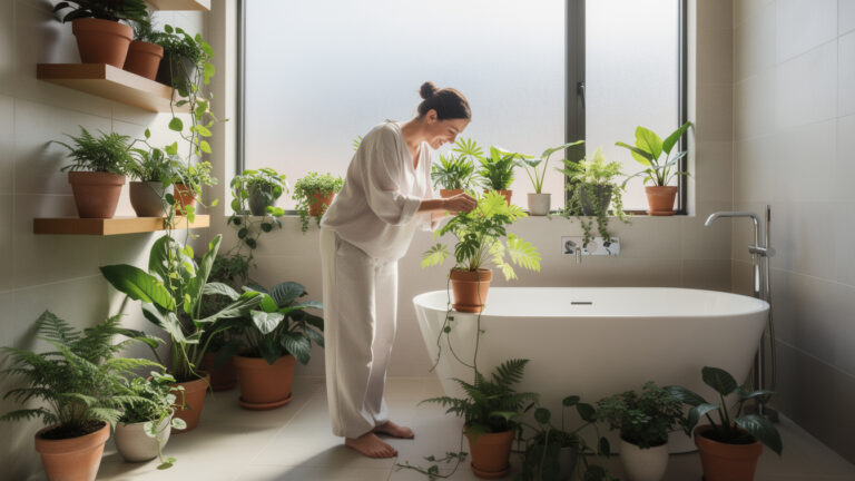 Hidden Benefit of Having Plants in Your Bathroom