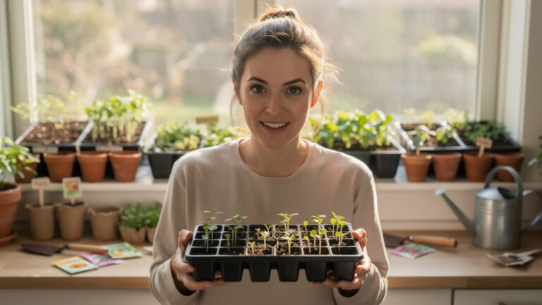 Simple Method for Starting Seeds Indoors Early