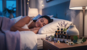 discover the essential oil blend that ensures a deep, restful sleep. experience natural relaxation and wake up refreshed every morning.