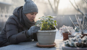 discover the essential pot-size rule to protect plant roots from severe winter cold damage and ensure your plants thrive through the cold season.
