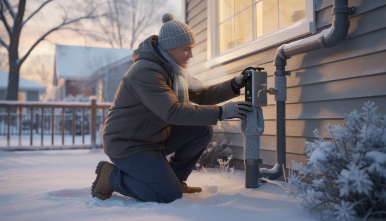 This tiny investment will keep your frozen pipes safe, secure, and protected all winter long